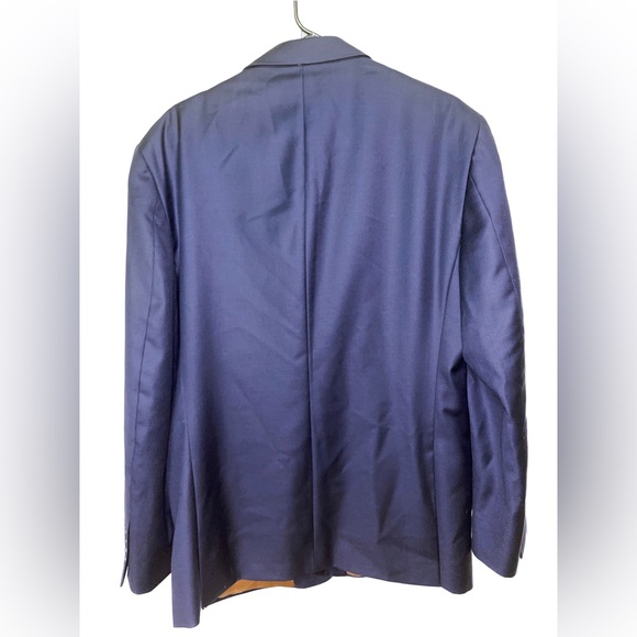 Jos A Bank Mens Slim Fit Navy Blue Blazer - Picture 2 of 16